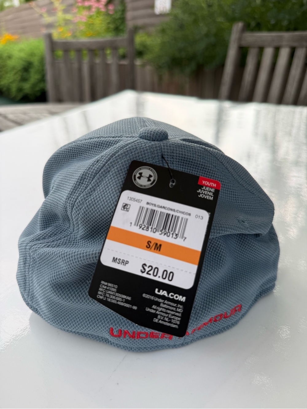Under Armour Light Blue Youth Performance Cap with Tag S/M